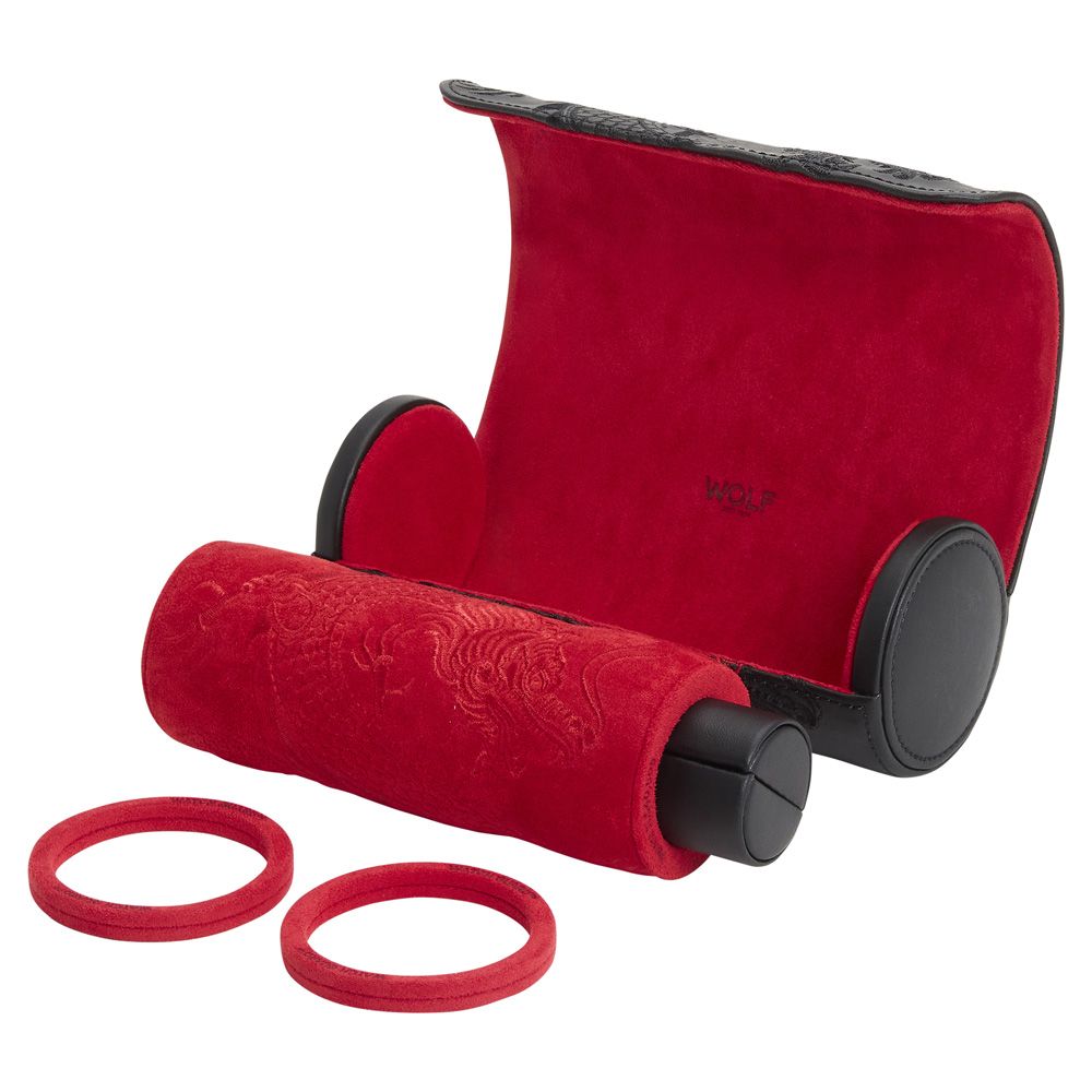 Wolf Lunar Triple Watch Roll