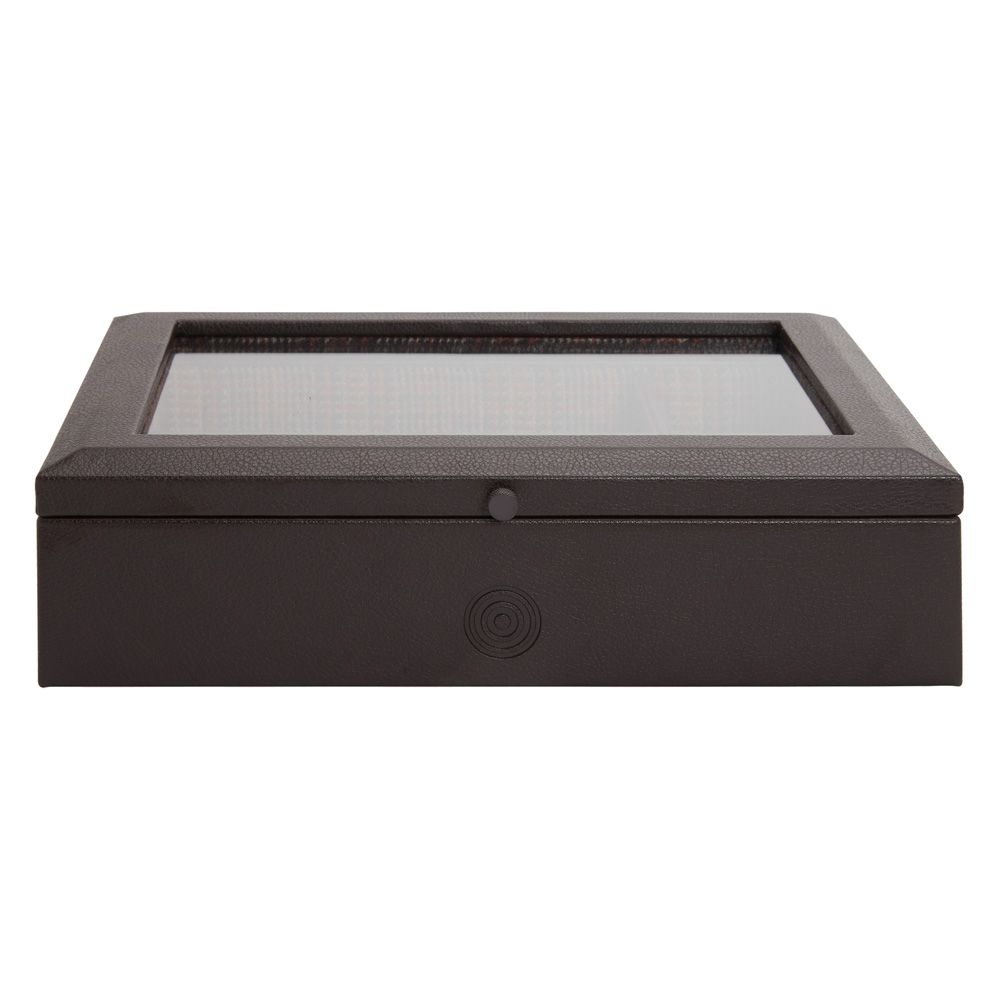 WM Brown 4 Piece Watch Accessory Box