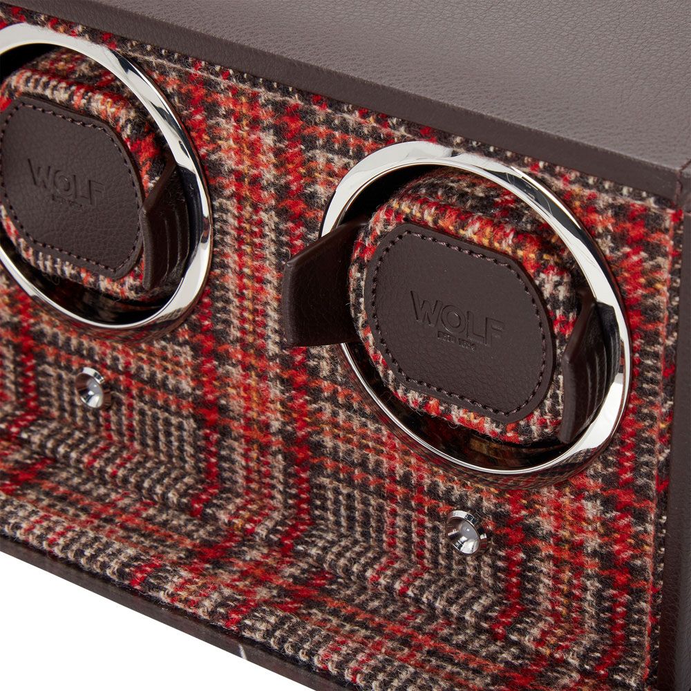 WM Brown Double Watch Winder