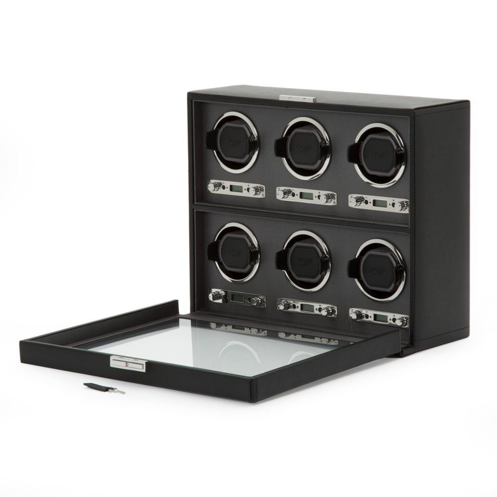 WOLF 6 piece watch winder