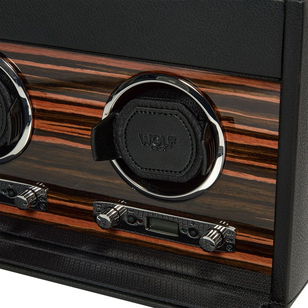 Roadster triple watch winder with storage