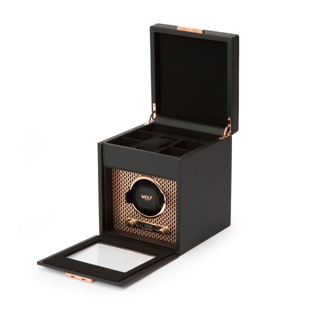 Axis Single Watch Winder with Storage
WOLF watch Winder