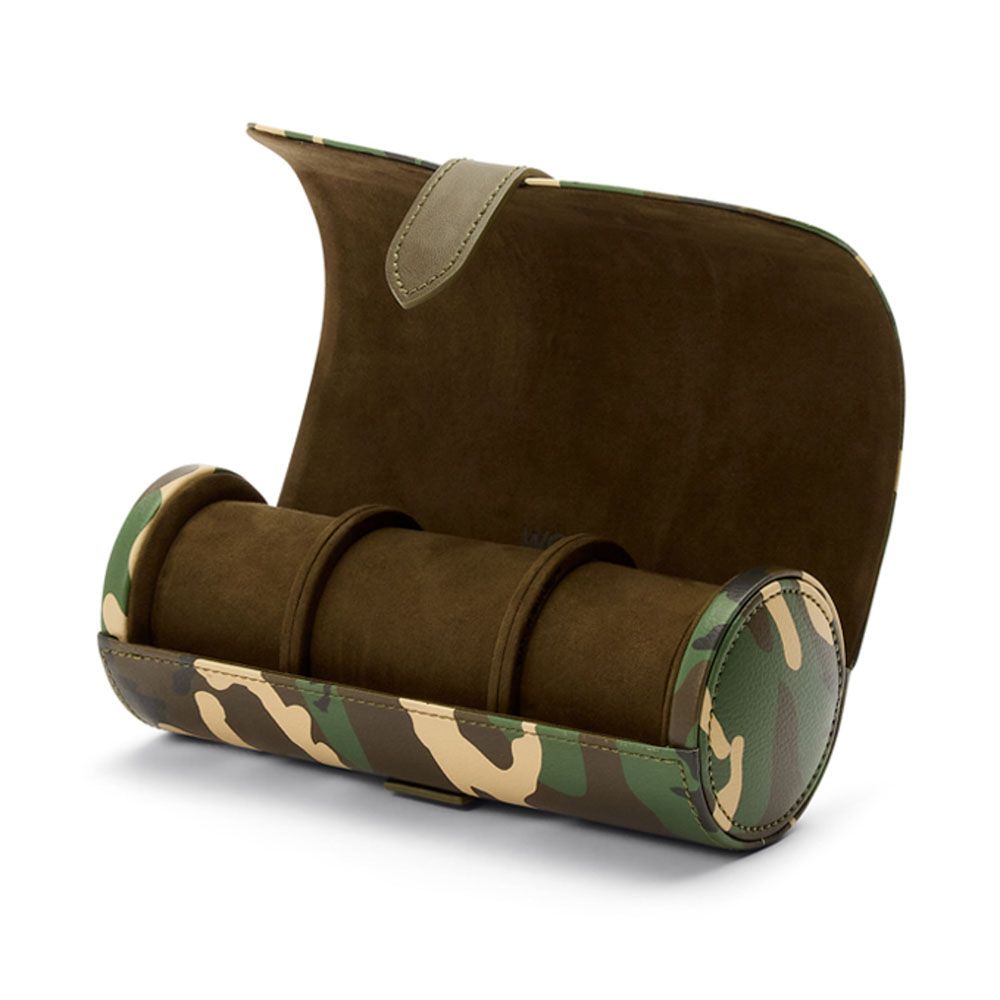 Elements Triple Watch Roll With Capsule-Earth