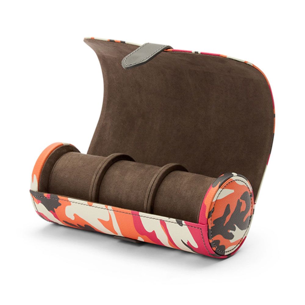 Elements Triple Watch Roll With Capsule-Fire