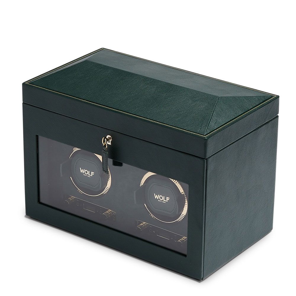 British Racing double watch winder with storage