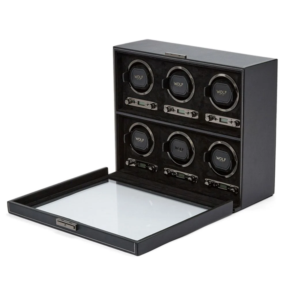British Racing 6 piece watch winder