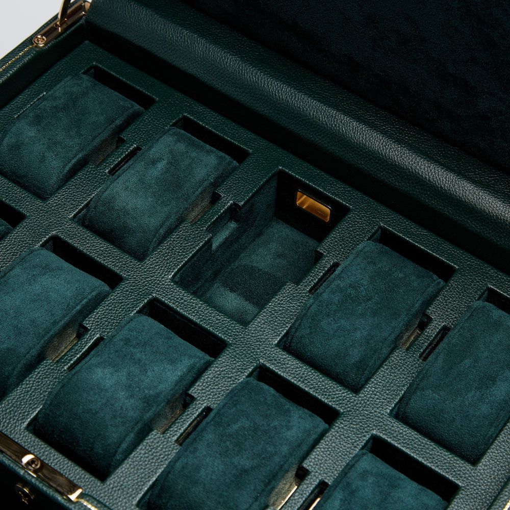 British Racing 10 Piece Watch Box With Storage