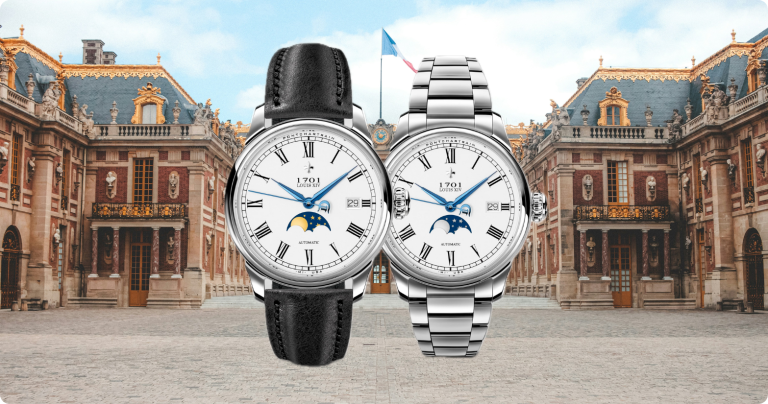 Detroit Watch Company Pontchartrain Louis XIV Moonphase Exhibition